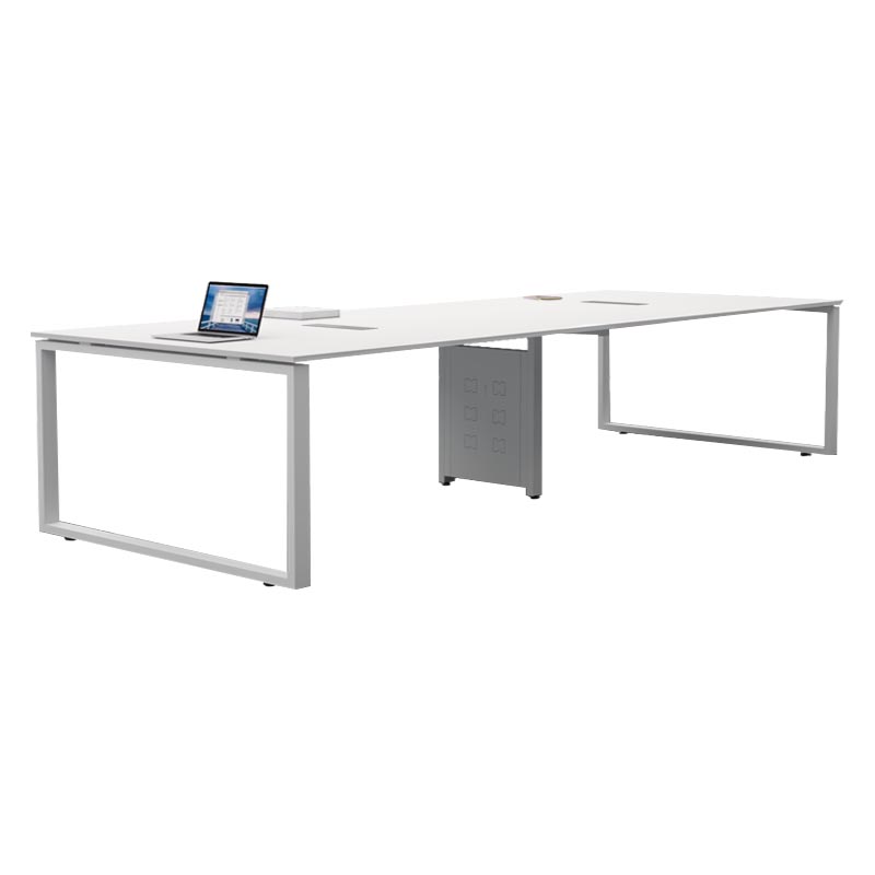 悦山 办公会议桌简约长条桌 白色 3600*1200*750mm*1张